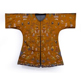 Chinese Qing Dynasty Brocade Robe