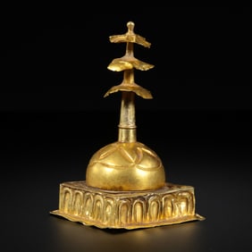 Ancient Persian culture pure gold tower