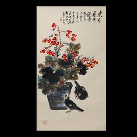 Flowers and Birds