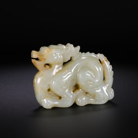 Chinese Han Dynasty Jade Dragon