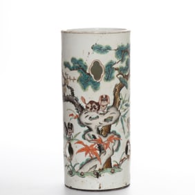 Chinese Qing Dynasty Brush Holder