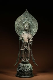 Bronze Buddha statue from the Northern and Southern Dynasties of China