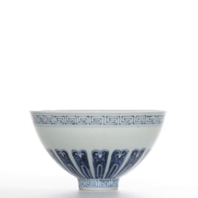 Blue and white bowl from the Xuande period of the Ming Dynasty, China