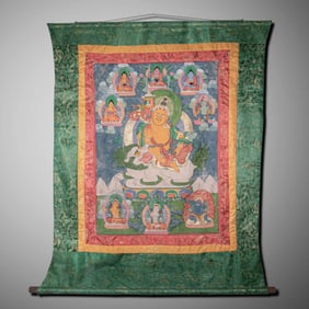 Chinese Qing Dynasty Buddhist Thangka