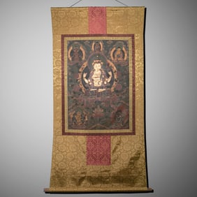 Chinese Qing Dynasty Buddhist Thangka