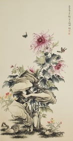Flowers and Butterflies