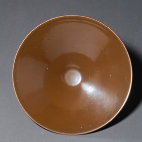 Chinese Song Dynasty Red Glaze Douli Cup