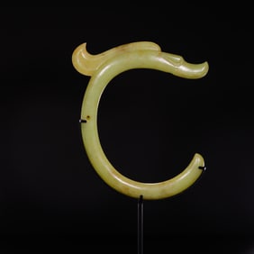 Jade C dragon of Hongshan culture during the Hongshan period of China