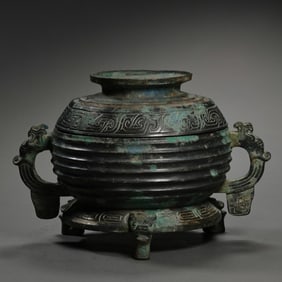 Chinese bronze artifacts from the Shang and Zhou dynasties