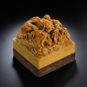 Chinese Qing Dynasty Tianhuang seal