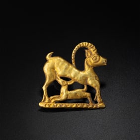 Ancient Persian culture pure gold ornaments