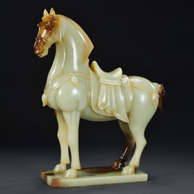 Chinese Han Dynasty Jade Horse