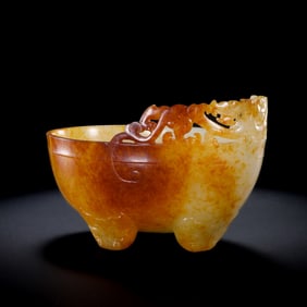 Chinese Han Dynasty Jade Cup