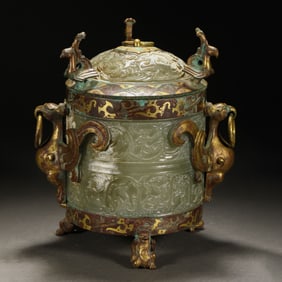 China's Warring States Period Inlaid Gold, Silver and Jade Warehouse