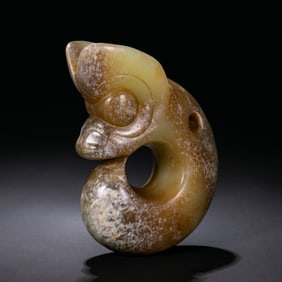 Jade Pig Dragon of Hongshan Culture during the Hongshan Period of China