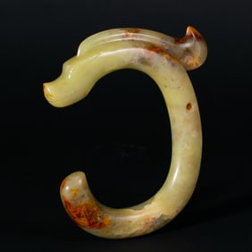 Jade C dragon of Hongshan culture during the Hongshan period of China