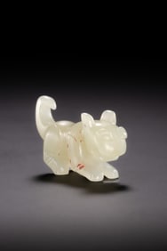 White jade tiger from the Western Zhou Dynasty, China