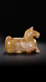 Chinese Han Dynasty Jade Horse
