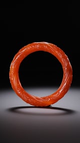 Chinese Warring States Period Red Agate Bracelet