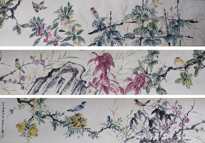 Flowers and Birds by Zhang Dazhuang