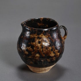 Small tortoiseshell-glazed pot from Jizhou kiln, Southern Song Dynasty, China