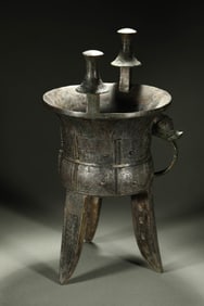 Chinese bronze artifacts from the Shang and Zhou dynasties