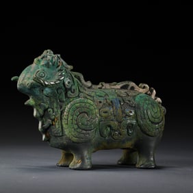 Bronze sheep from the Western Zhou Dynasty in China