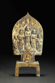 Gilded bronze Buddha statue from the Northern Wei Dynasty, China