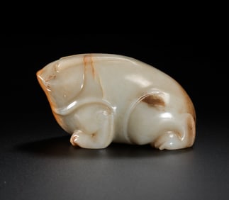 Chinese Han Dynasty Jade Auspicious Beasts