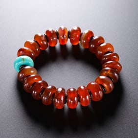 Agate and turquoise bracelet from the Western Zhou Dynasty, China