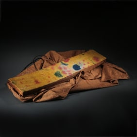 Chinese Qing Dynasty Palm Leaf Scriptures