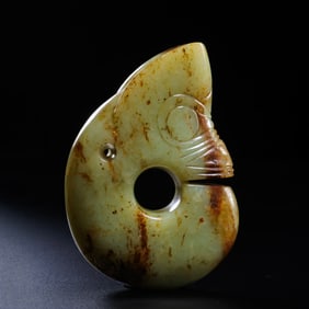 Jade Pig Dragon of Hongshan Culture during the Hongshan Period of China