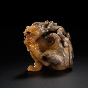 Chinese Han Dynasty Jade Auspicious Beasts
