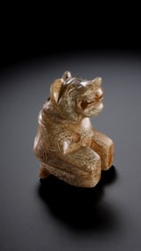 Jade auspicious beasts from the Western Zhou Dynasty in China