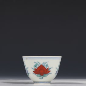 Doucai cup from the Chenghua period of the Ming Dynasty, China