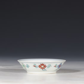 Doucai plate from the Chenghua period of the Ming Dynasty, China