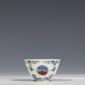 Doucai cup from the Chenghua period of the Ming Dynasty, China