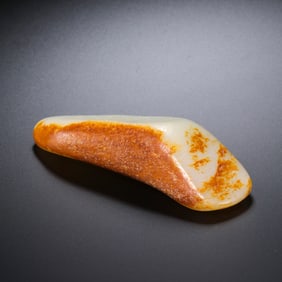 Chinese Qing Dynasty Hetian jade seed material rough stone