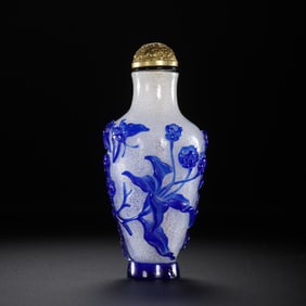 Chinese Qing Dynasty glass snuff bottles