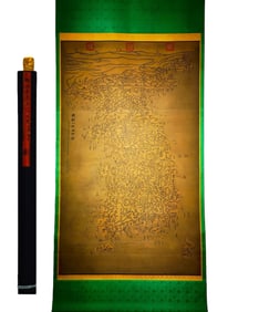 Map of the Unified Landscape of the Ming Dynasty by Yao Guangxiao