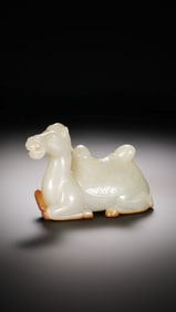 Jade Camel Statue from the Han Dynasty in China