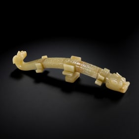 Jade belt hook from the Han Dynasty in China