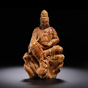 Seated Buddha Statue from the Liao Dynasty in China