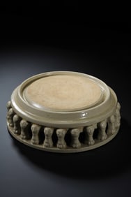 White porcelain animal-foot inkstone from Gongxian kiln, Tang Dynasty, China