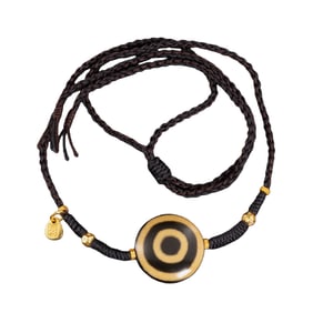 Chinese Tang Dynasty Dzi Bead Necklace