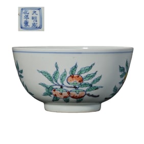 Doucai bowl from the Chenghua period of the Ming Dynasty in China