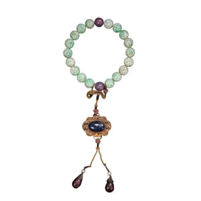 Chinese Qing Dynasty jade hand-held