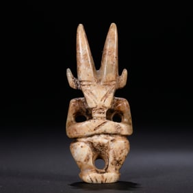 Jade Sun God Statue from the Hongshan Culture of the Hongshan Period in China