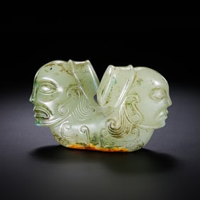 Double-headed pendant from the Western Zhou Dynasty in China