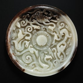 Chinese Han Dynasty jade mirror